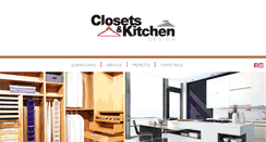 Desktop Screenshot of closetsandkitchen.com